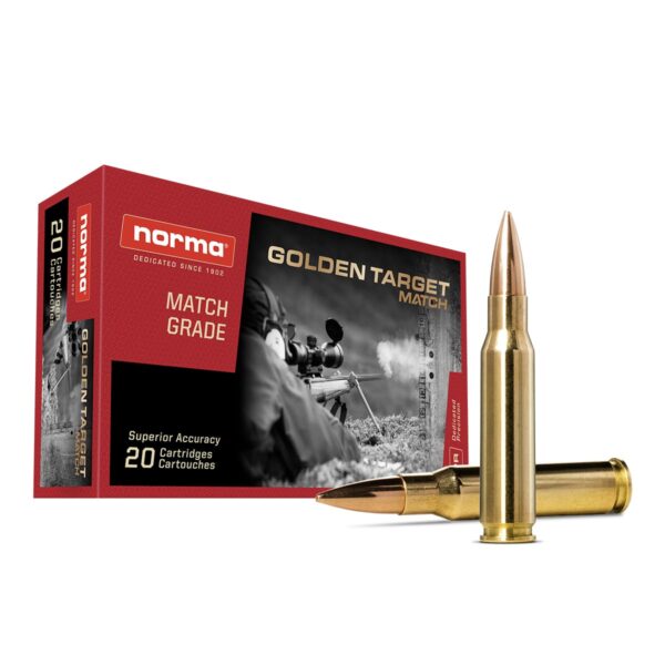Norma 308 Winchester 168gr HPBT Golden Target (GTX)