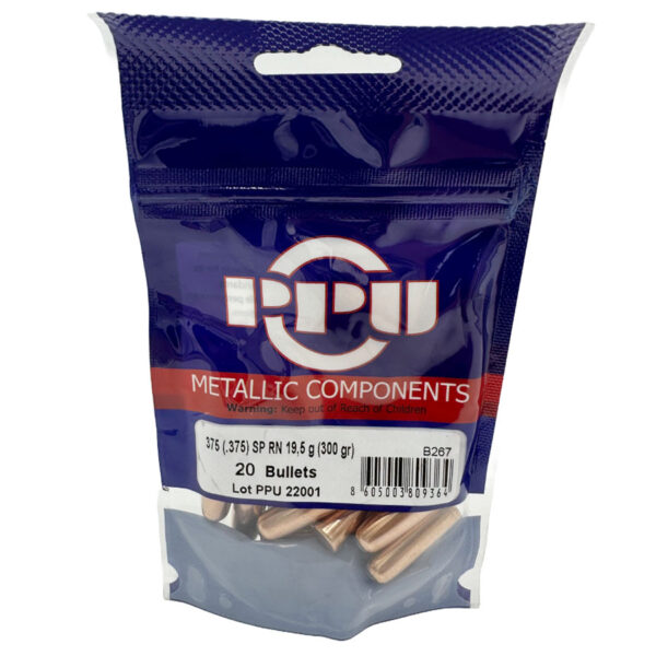 PPU 375 Caliber (.375) 300gr SP Bullets