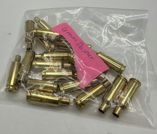 Norma 6mm Dasher Brass - 20 ct