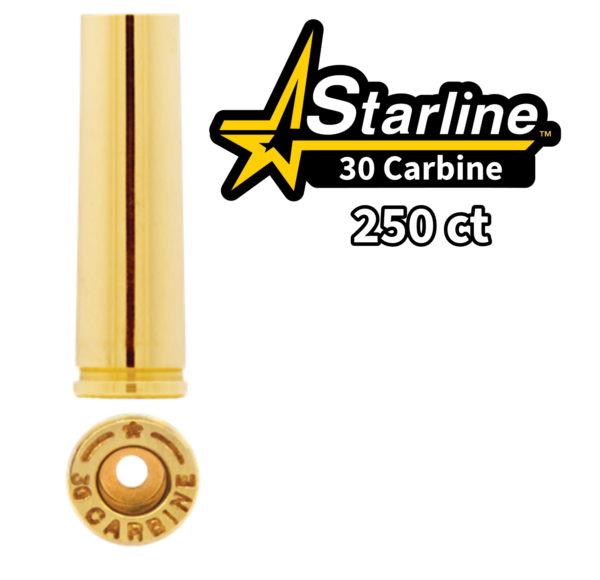 Starline 30 Carbine Brass - 250 ct